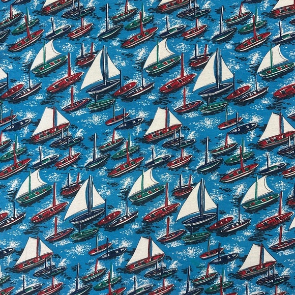 Vintage Sailboat All Over Print T-shirt Medium - Picture 5 of 5